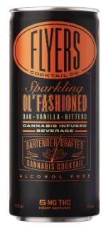 Flyers Cocktail Co. - THC Cocktail Ol' Fashioned (4 pack 12oz cans) (4 pack 12oz cans)