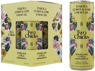 Two Chicks - Citrus Margarita Sparkling Tequila & Citrus Cocktail (4 pack 12oz cans) (4 pack 12oz cans)