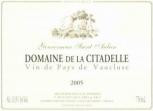0 Domaine de la Citadelle - Vin de Pays de Vaucluse (750ml)