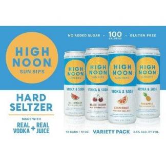 High Noon Sun Sips - Sun Sips Hard Seltzer Variety Pack (8 pack 12oz cans) (8 pack 12oz cans)
