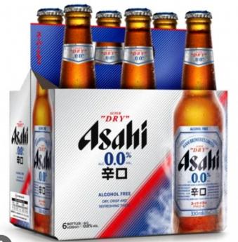 Asahi Brewery - Super Dry 0.0 Non-Alcoholic (6 pack 12oz bottles) (6 pack 12oz bottles)