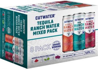 Cutwater Spirits - Ranch Water Variety Pack (8 pack 12oz cans) (8 pack 12oz cans)