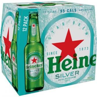 Heineken - Silver (12 pack 12oz cans) (12 pack 12oz cans)