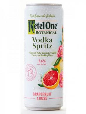 Ketel One - Botanical Vodka Spritz Grapefruit & Rose (4 pack 12oz cans) (4 pack 12oz cans)